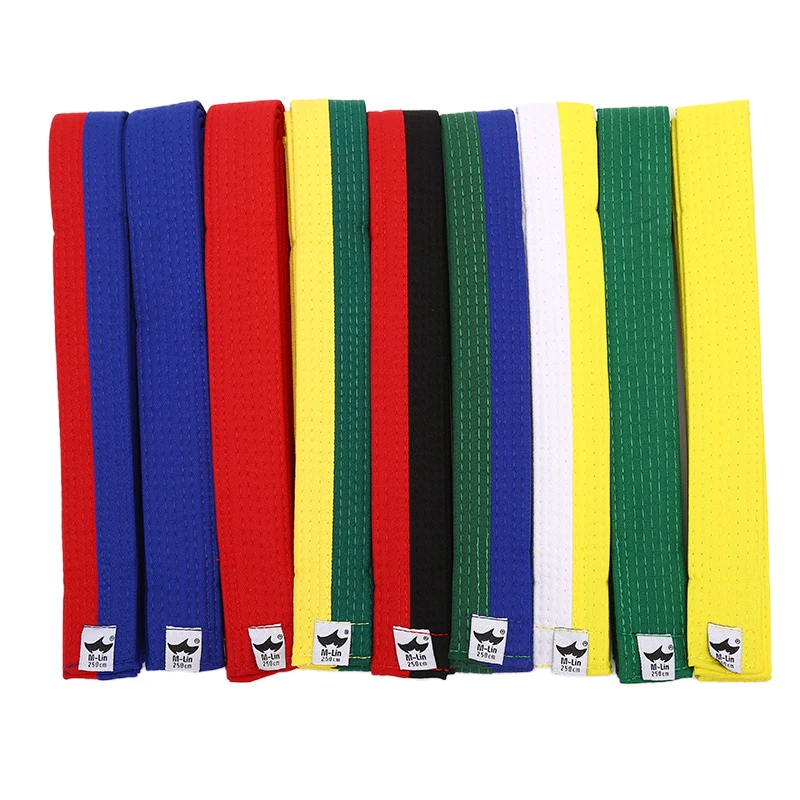 Полиэстер + Эва случайным образом каратэ дзюдо военный пояс для тхэквондо черный