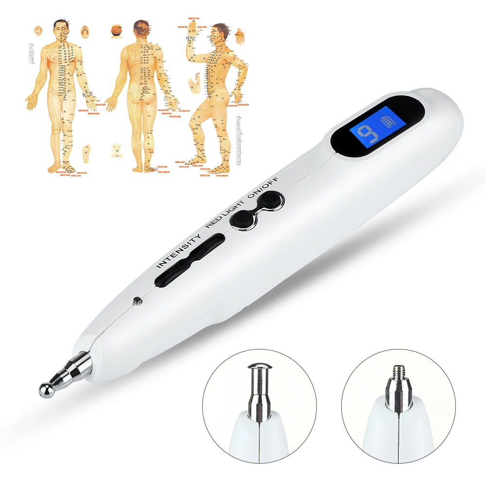 

Electronic Acupuncture Pen Meridian Energy Pen Pain Relief Point Detector Device Body Massage Tool Health Products Laser Therapy