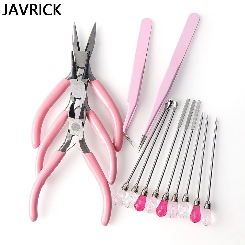 Набор инструментов из силиконовой смолы 8 шт. игла для помешивания ложка