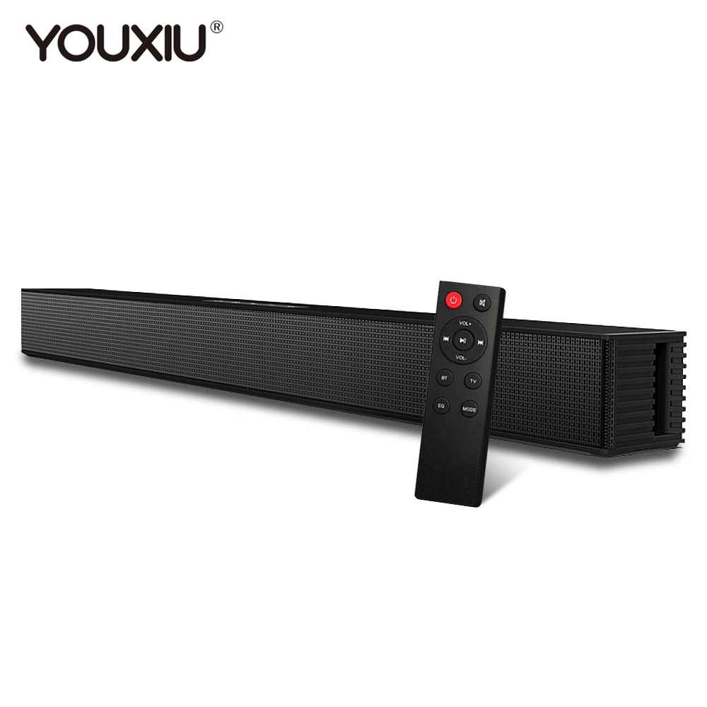 Enlarge Home Theater TV SoundBar Wireless Bluetooth Speakers Wired Sound Bar Stereo Surround Built-in Subwoofer Support Optical/HDMI/AUX