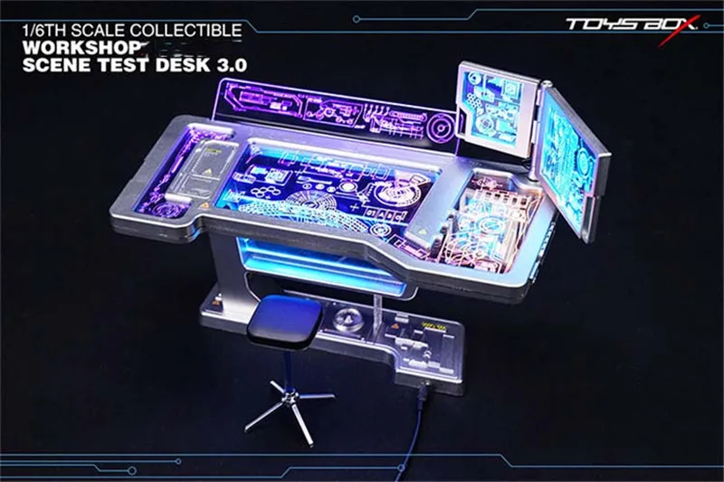 В наличии 1/6 аксессуар для создания рисунков Рабочий стол тестирования сцены 3 0 12