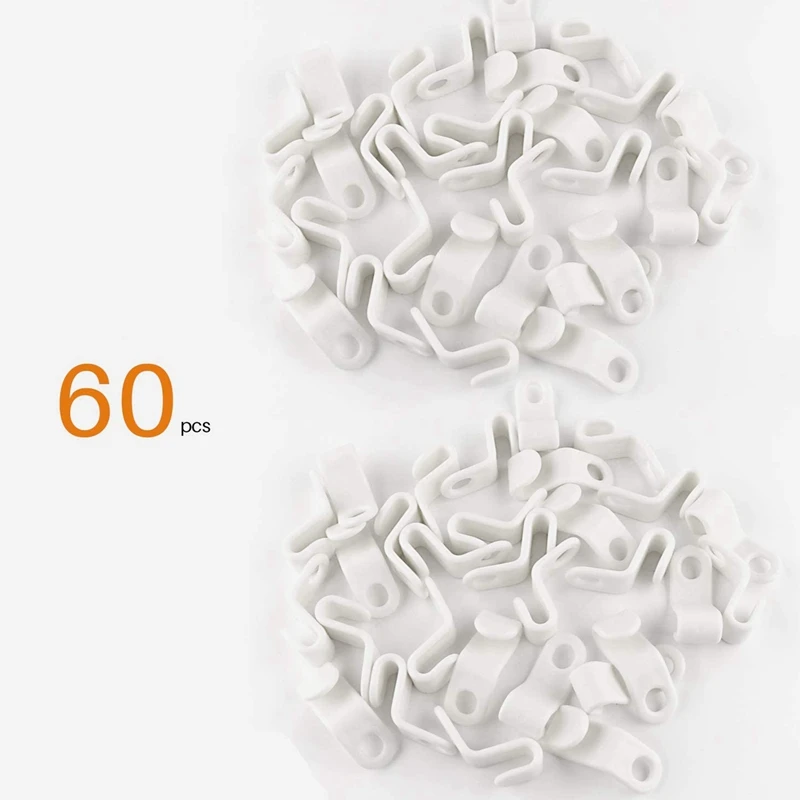 

Clothes Hanger Connector Hooks, 60Pcs Cascading Clothes Hangers for Heavy Duty Space Saving Cascading Connection Hooks