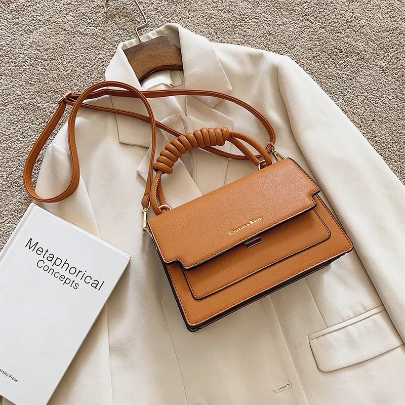 

2021New Women's Handbags Small Ck Shoulder Messenger Bag Simple Pure Color Ladies Handbag Phone Bag Elegant Female Crossbody Bag