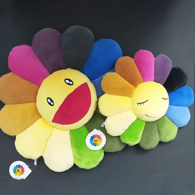 40/60 см Murakami подушка в виде подсолнечника мягкая Цветочная Мягкая кукла Kaikai Kiki