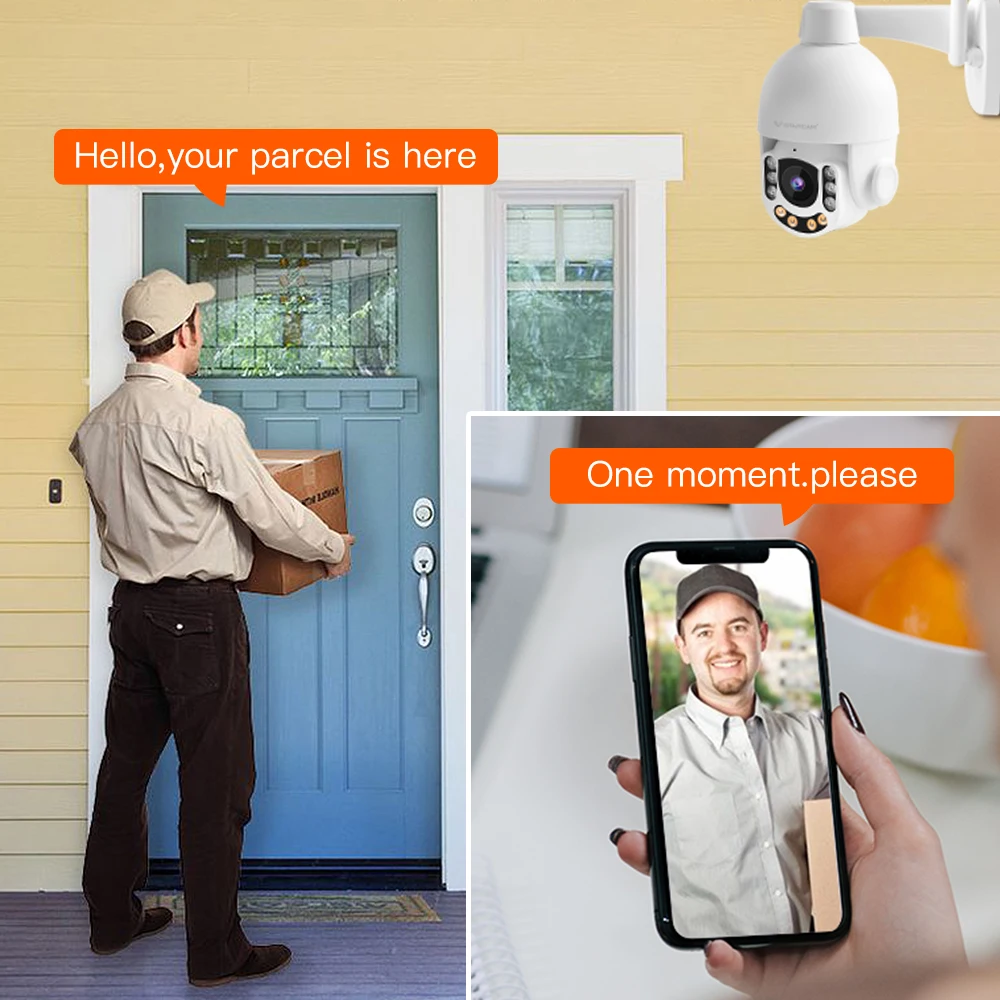 Vstarcam 1080P Outdoor Wifi Camera IP 5X Optical Zoom IP66 Waterproof CCTV Security Two-way Audio Auto Tracking | Безопасность и