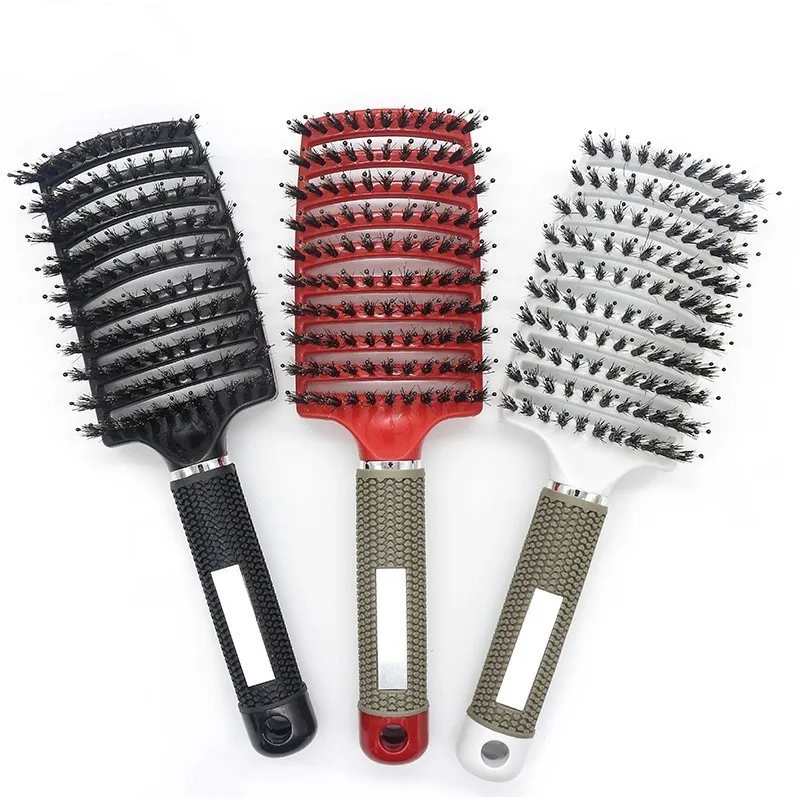 

Hair Brush Girls Hair Scalp Massage Comb Women Wet Curly Detangle Hair Brush For Salon Hairdressing Styling Tool
