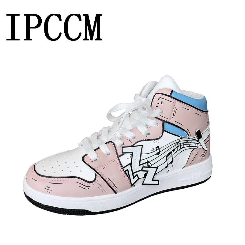 Осень зима 2019 г. трендовая Спортивная повседневная обувь с высоким берцем для