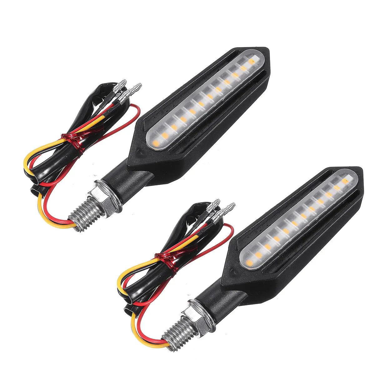 4x Sequential Flowing 24 LED Turn Signal Indicator + White DRL Red brake Lights | Автомобили и мотоциклы
