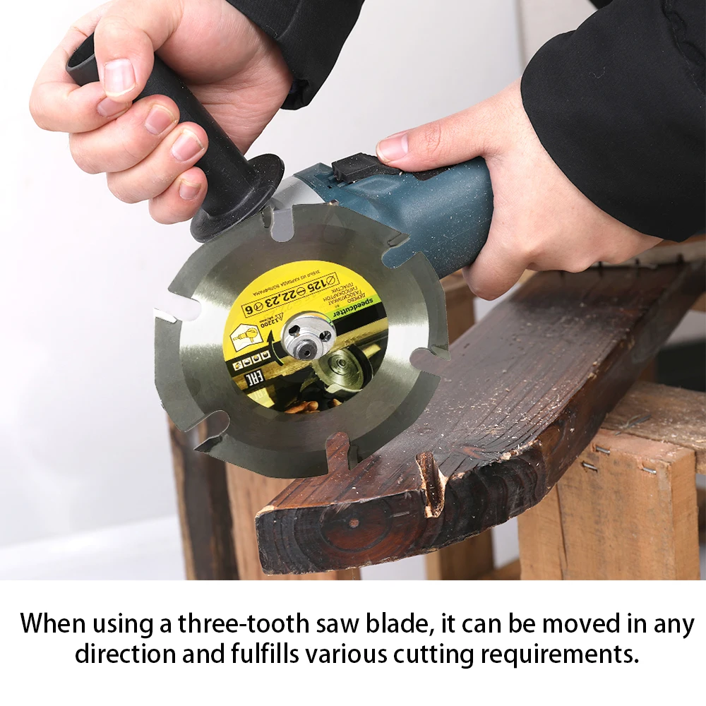 125 мм 6T пильный диск Мультитул шлифовальный станок Пила с твердосплавными