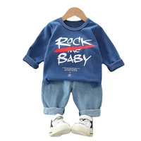 new autumn baby girls clothes children boys fashion t shirt pants 2pcssets spring toddler casual costume kids cotton sportswear