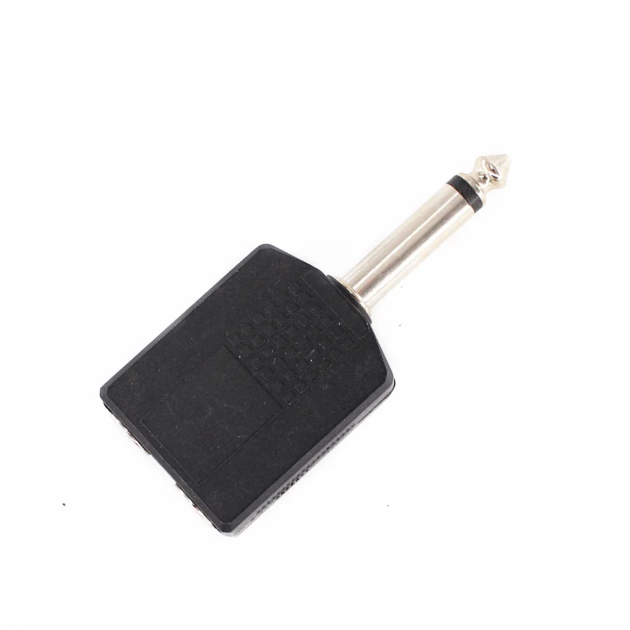 FODOCOR 1 шт. 6 35 мм 1/4 &quotмоно канал штекер для двух 1/4&quot Женский Джек аудио адаптер