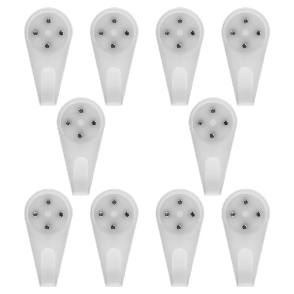 

VOSAREA 10pcs Wall Hanger Invisible Picture Frame Nails Seamless Wall Hook