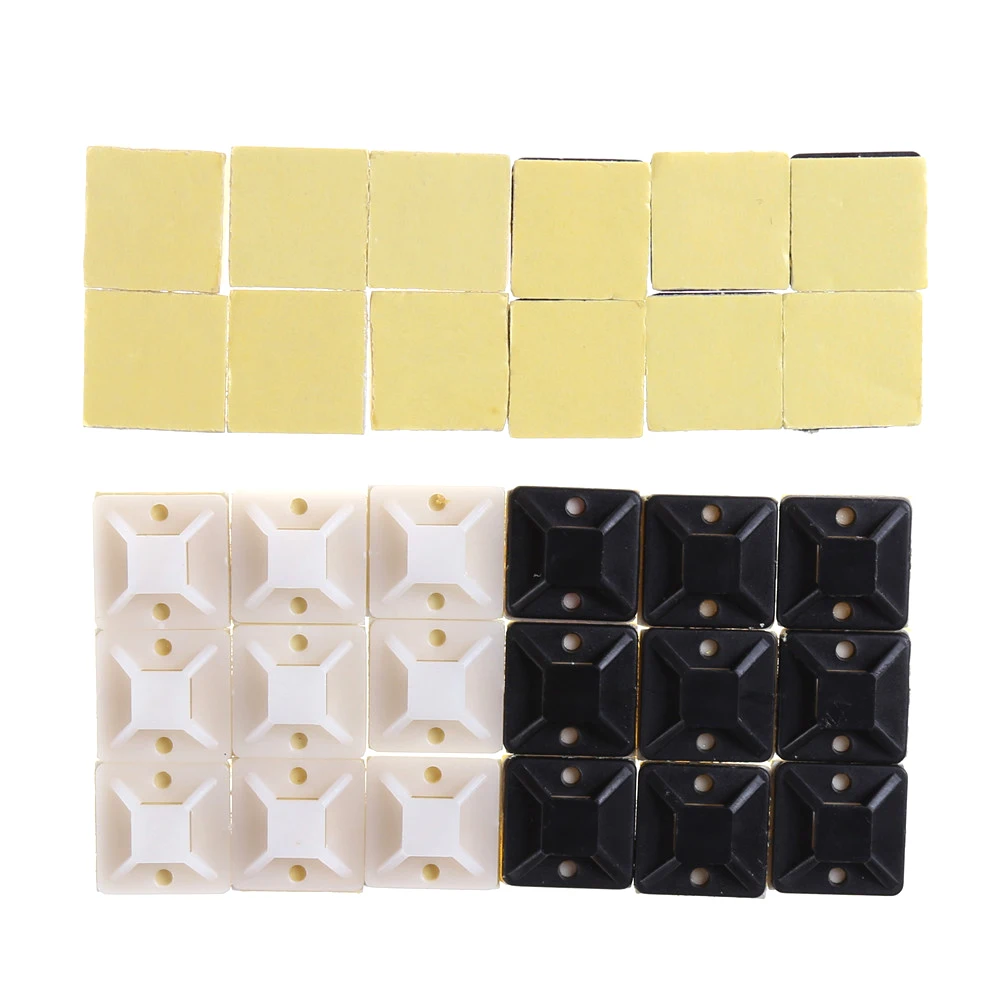 ZLinKJ оптовая продажа 100 шт./упак. самоклеящаяся крепления зажим основания