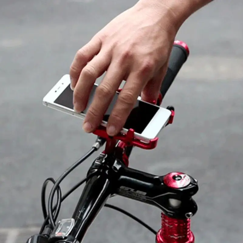 gub plus 9 aluminum alloy 360 degree rotating bicycle handlebar mtb bike gps stand mount mobile phone parts holder non slip free global shipping