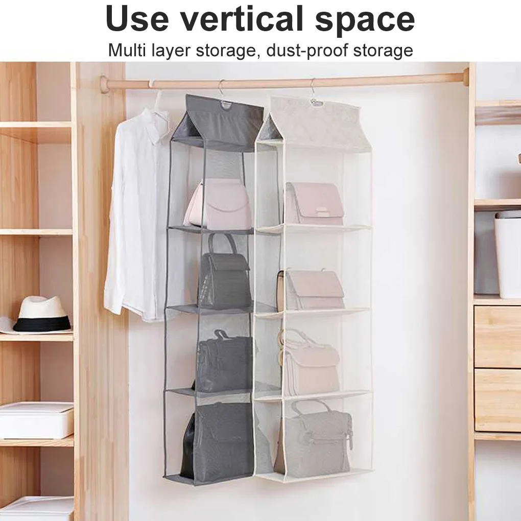 

Handbag hanging organizer Hanging wardrobe organizer storage hanging bag Handbag organizer for closet