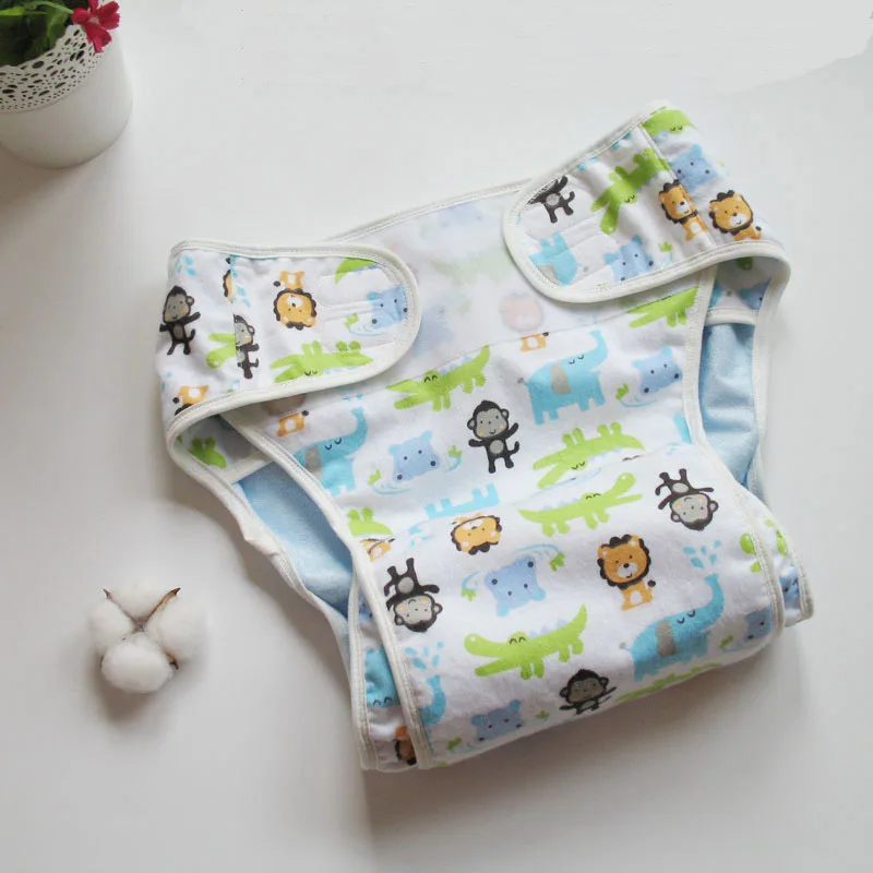 Водонепроницаемые бамбуковые подгузники для взрослых многоразовые из дышащего