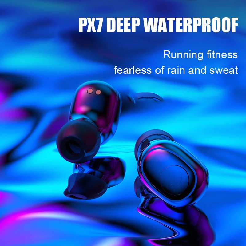 

G6S 5.0 Bluetooth Wireless Earphone 8D Stereo Earbuds Ipx7 Waterproof Sport Headset