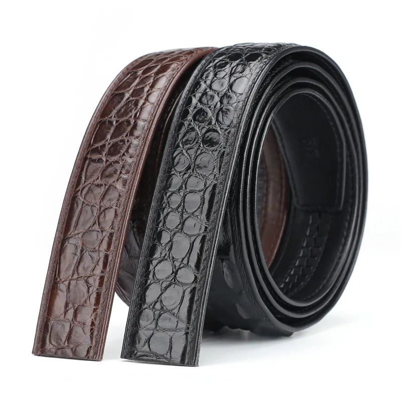 

real crocodile leather belt automatic buckle body Men's strip cinturon mujer belts women ceinture homme femme cinto masculino