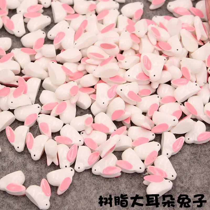 

JY02 30 шт./лот маленький кролик из смолы ювелирные изделия чашка DIY аксессуары молоко эпоксидная кожа патч 1,4*1,8 см P26