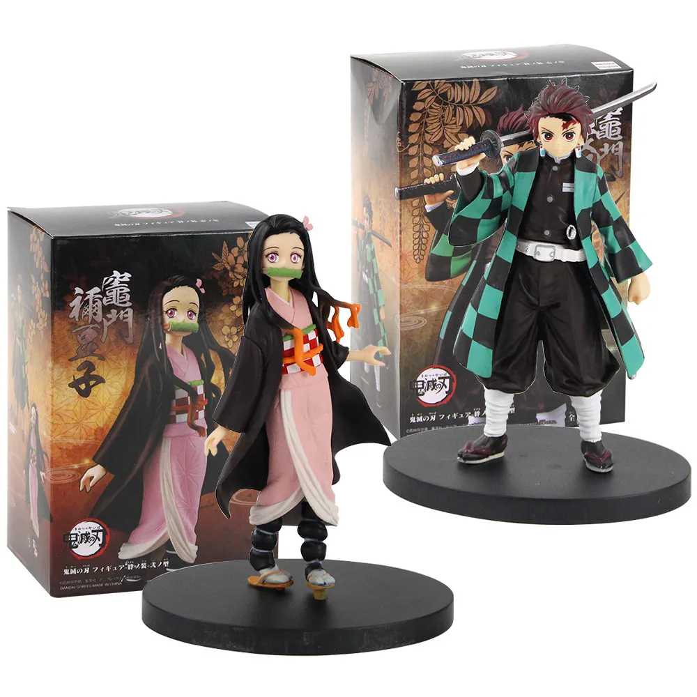16 см с рисунком из аниме Демон Истребительница Kimetsu без Yaiba камадо Tanjirou Nezuko ПВХ