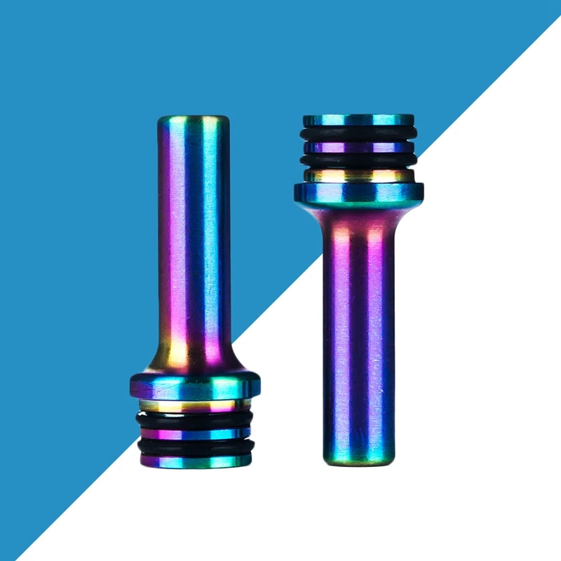 

Stainless Steel MTL Drip Tip 510 Long Black Mouthpiece 3mm Narrow Bore Vape Tips For RDA RBA RTA Tank Atomizers Ecigs Accessory