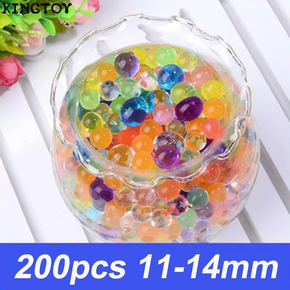 200 шт. цветным жемчугом гель мяч полимера гидрогель свадебное украшение для расти