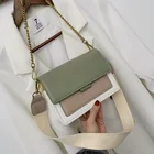 Маленькая женская сумка, маленькая квадратная сумочка, простая сумка на цепочке, мессенджер на плечо, лето 2020