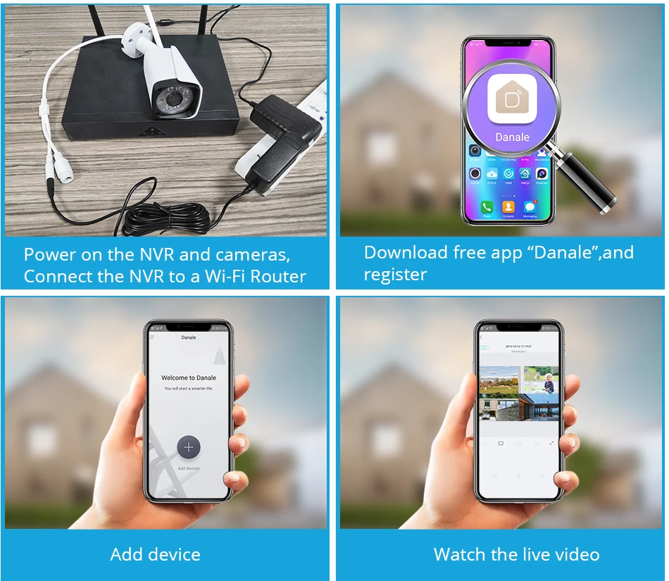 8CH 1080P Беспроводная система видеонаблюдения 4 шт 2MP уличная Wifi ip-камера 8CH NVR рекордер Видео камера безопасности Система наблюдения комплект