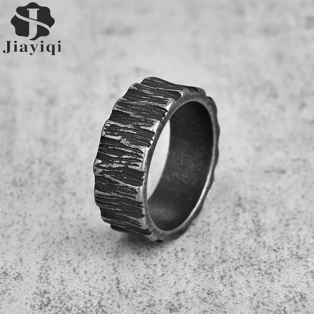 

Cool Design Vintage Stainless Steel Rings for Men Trendy Unique Fashion Jewelry Rings Boyfriend Gift