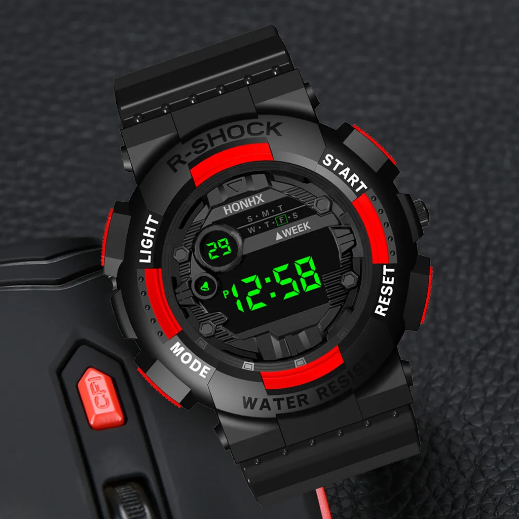 

Relogio Mens Watch Luxury Fashion Mens Digital Led Watch Date Sport Men Outdoor Electronic Watch Gift Relogio Clock Dropshiping