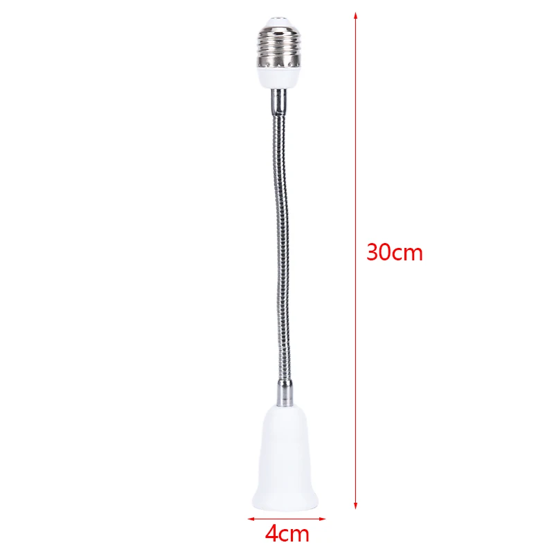 

New Arrival 30cm Lamp Extender Flexible Extension Adapter E27 To E27 Light Bulb Lamp Holder