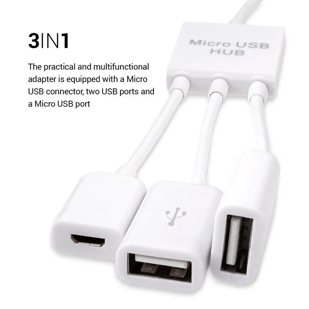 Адаптер-концентратор EastVita Micro USB OTG для смартфонов/планшетов сплиттер Apple Samsung Lenovo |
