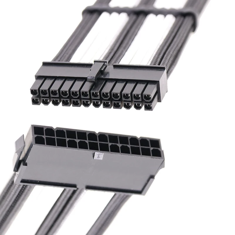 

18AWG Extension Cable Kit ATX 24Pin/EPS 4+4Pin/PCI-E 8Pin/PCI-E 6Pin Female to Male Extension Power Cord