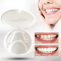 snap on smile upper and lower fake perfect smile veneers dental denture paste teeth silicone mold whitening braces tool
