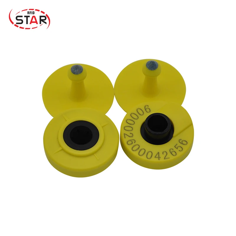 Ярлыки Rfid круглые желтые для крупного рогатого скота/овец/коз 134 2 кГц|animal rfid|animal