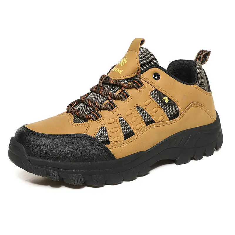 

2021 Men's Hiking Boots Outdoor Climbing Sneakers Mountaineer Waterproof Tactical Hiking Shoes Men Camping Walking Boot Trekking