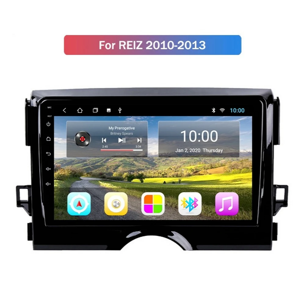 

Android 10.0 System Quard Core 2G+32G WIFI HD Screen 1024*600 Car GPS Nagavition For TOYOTA REZI/MARK 2011-2013 With Radio RDS