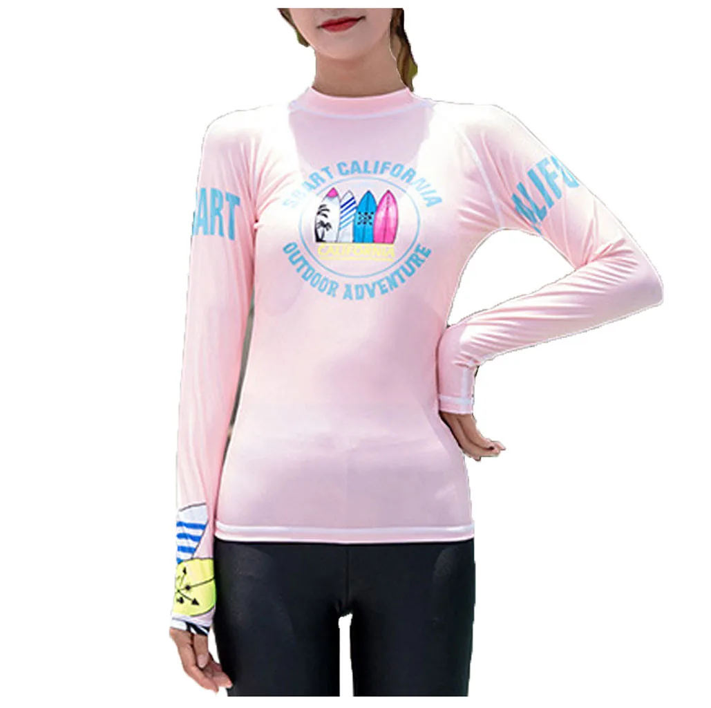 Женский слитный купальник с длинным рукавом солнцезащитный костюм для дайвинга