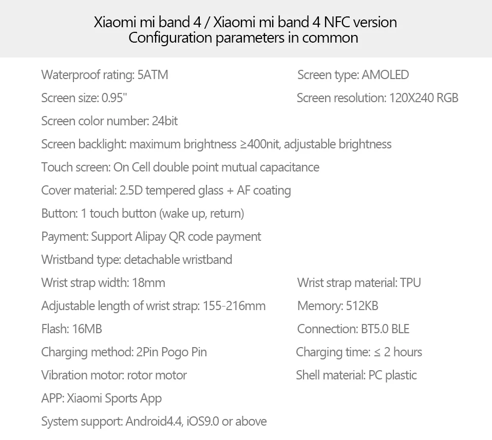Xiaomi mi Band 4 Smart band 4 цветной экран Браслет Пульс фитнес музыка Bluetooth 50 м водонепроницаемый xiaomi браслет 4 mi Band