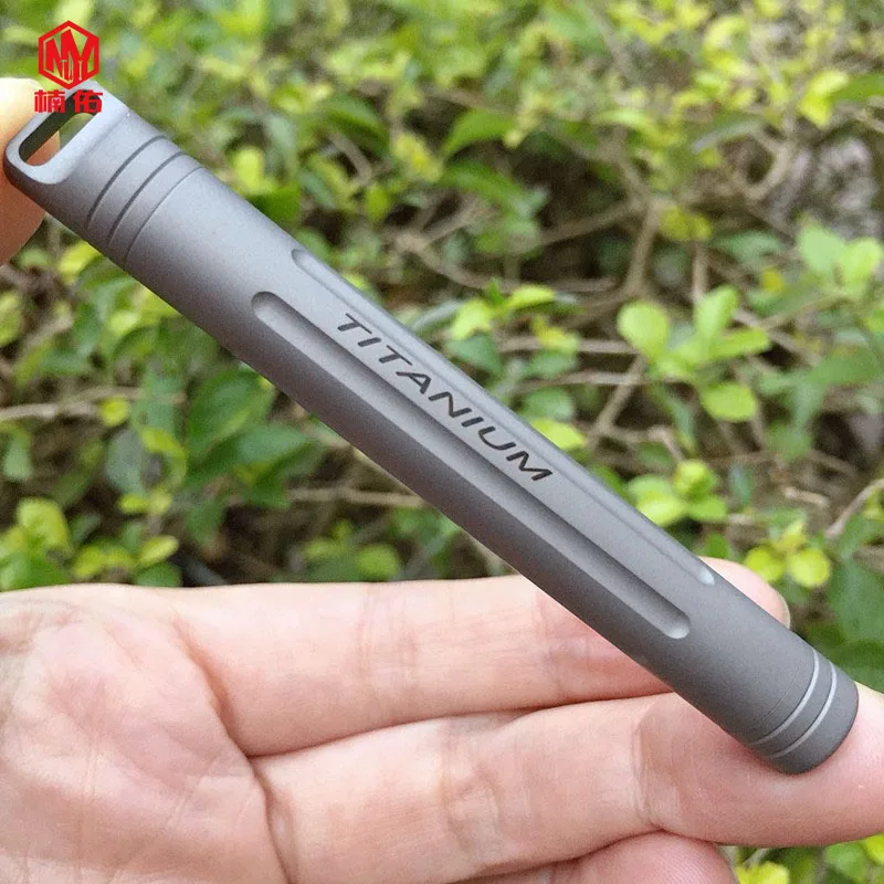 

1PC EDC Tool Portable Titanium Alloy Mini Waterproof Warehouse Container Storage Bottle Medicine Bottle Toothpick Ear Pick Set