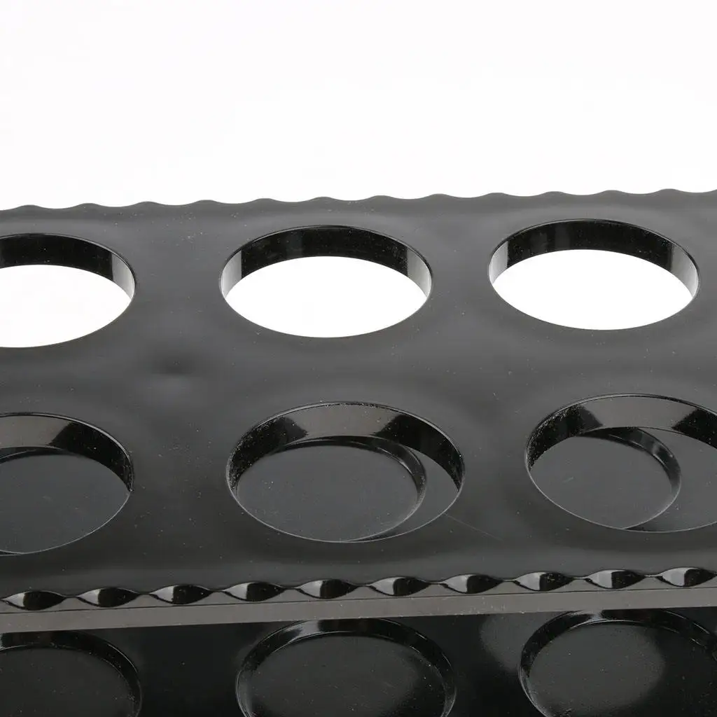 

9 отверстий, черный пластиковый держатель для стеклянной стойки