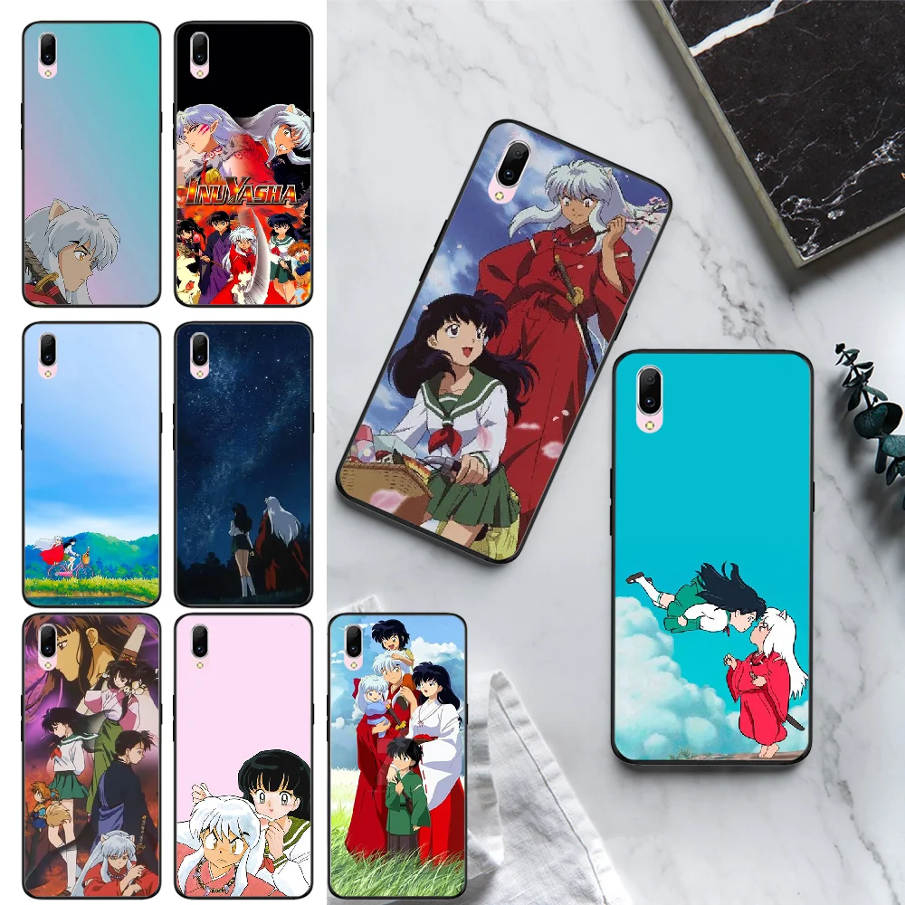 BaweiTE Inuyasha Аниме мягкий черный чехол для телефона VIVO Y31 Y53 Y55 Y66 Y67 Y69 Y71 Y75 Y79 Y81 Y81S