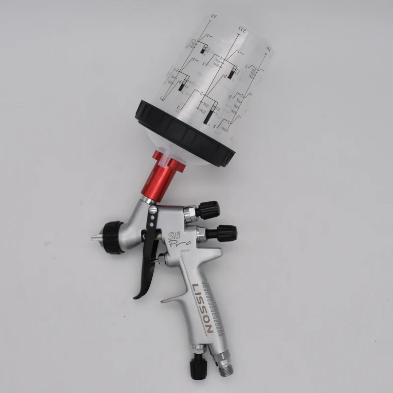 Мини-пистолет-распылитель LISSON 1 2 мм 250 мл чашка для Смешивания Краски см3