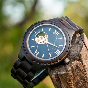 BOBO BIRD Wood Automatic Watches Men Relogio Masculino Mens Top Brand Luxury Watch Timepieces erkek 