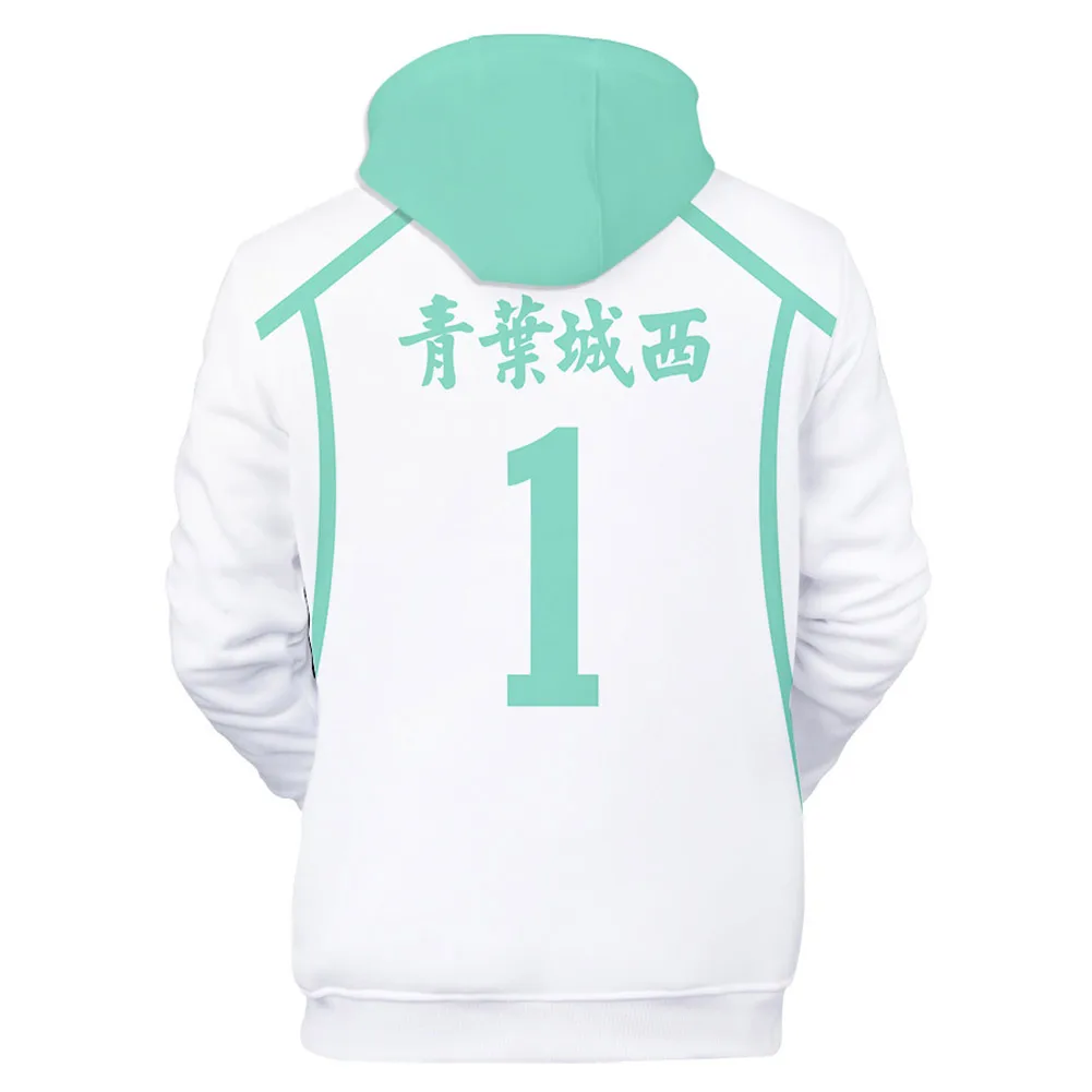 Худи Haikyuu aoboffсай для школьников Oikawa Tooru No 1 худи косплея Женский пуловер - купить по