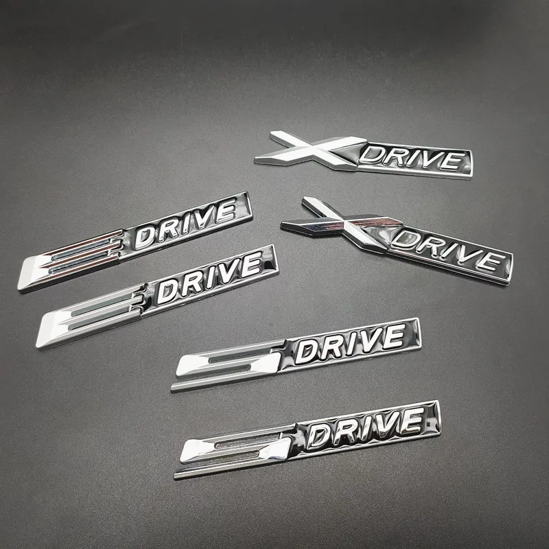 Car Accessories 3D Chrome Metal XDRIVE X DRIVE Emblem Logo Sticker Badge Decal Styling For BMW X1 X3 X6 E36 E90 F10 F30 e46 | Автомобили и
