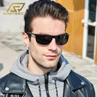 SIMPRECT 2021Роскошь брендовые поляризационные очки солнечные мужские Алюминий Магний Высокого качества модные зеркало квадратные антиблик для вождения очки солнцезащитные