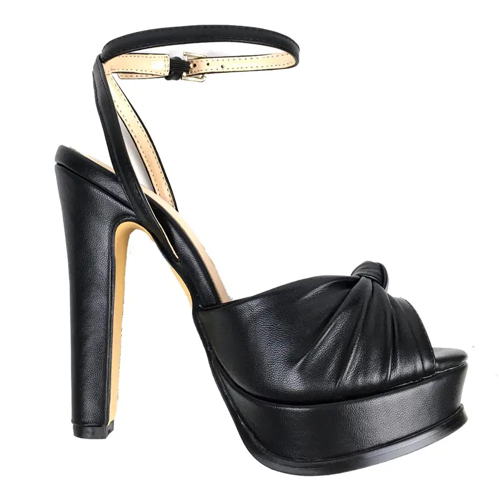 Сандалии женские на платформе и высоком каблуке Босоножки с открытым носком