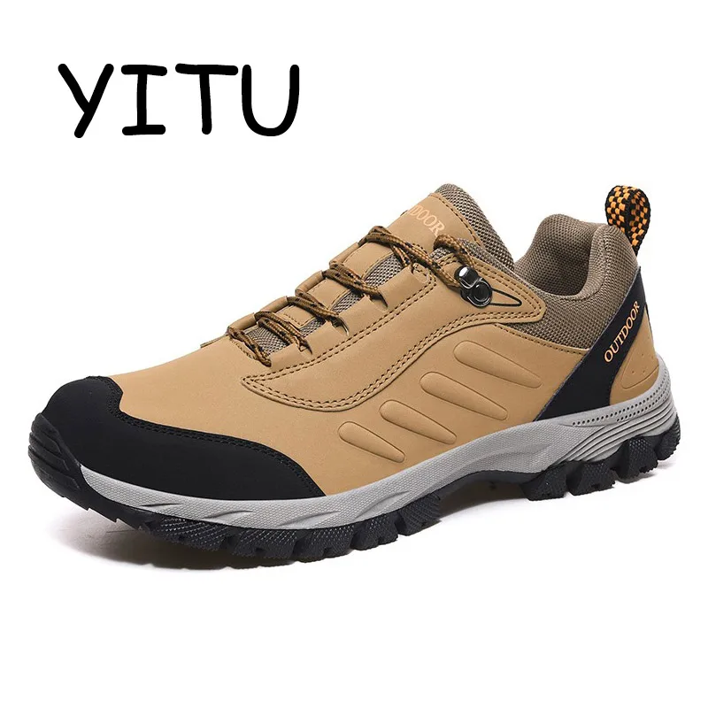 YITU 2019 мужские уличные дышащие кеды походная обувь горный туризм Охота горные