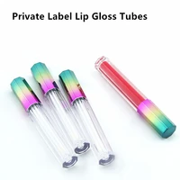 100pcs lip gloss tubes clear plastic empty diy lipgloss containers wholesale makeup diamond bottle private label